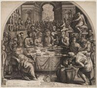 KG 02388
<br/>
Bruiloft te Cana
<br/>
<em>Matham, Jacob (1571-1631)</em>